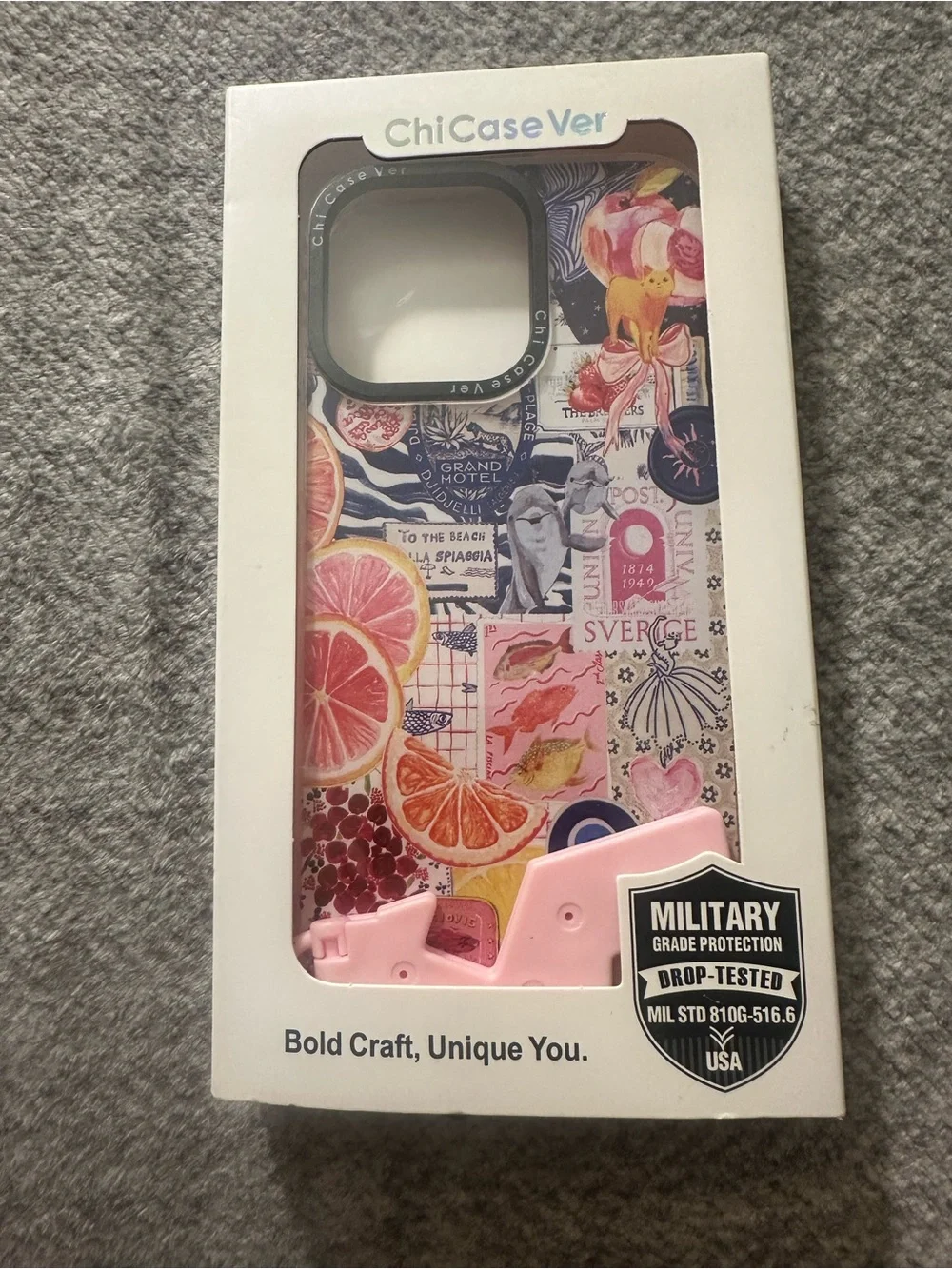 ChiCaseVer iPhone 15 Pro Max Case + Stand